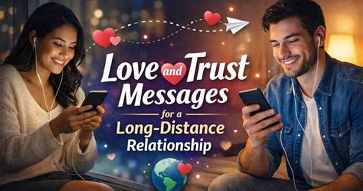 100+ Love and Trust Messages for Distance Relationship for Her and Him