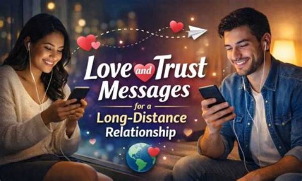 100+ Love and Trust Messages for Distance Relationship for Her and Him