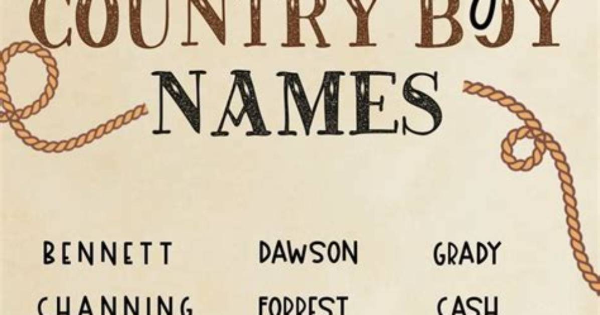 100+ Unique Country Boy Names for Your Good Southern Child