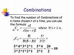 13 Combinations of 2