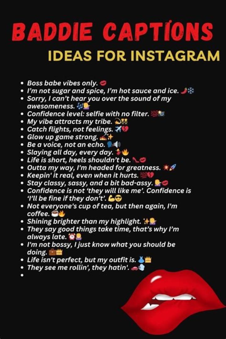 20 Baddie Instagram Captions Witty instagram captions, Clever
