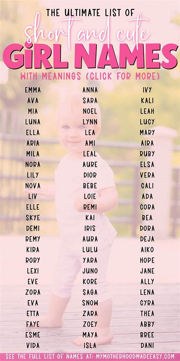 200 Short Unique Girl Names That Will Be Perfect for Your Baby