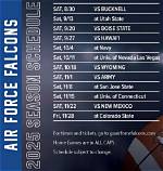 2023 Air Force Football Schedule