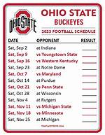 2023 Ohio State Football Schedule
