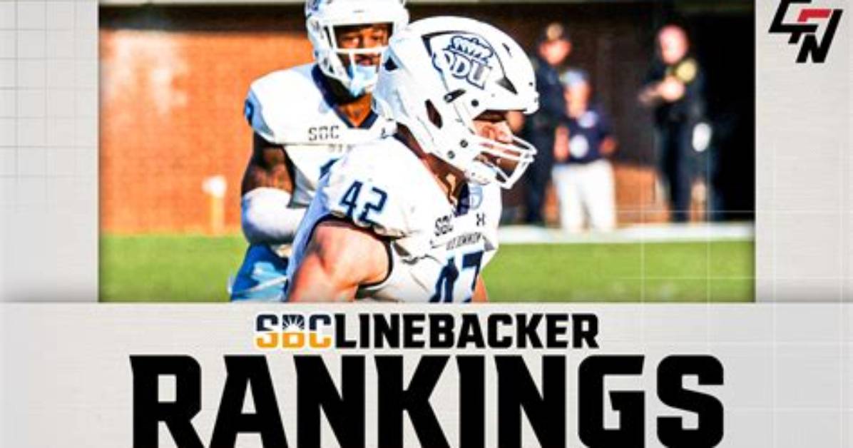 2024 Sun Belt Lb Rankings Led by Odu's Jason Henderson