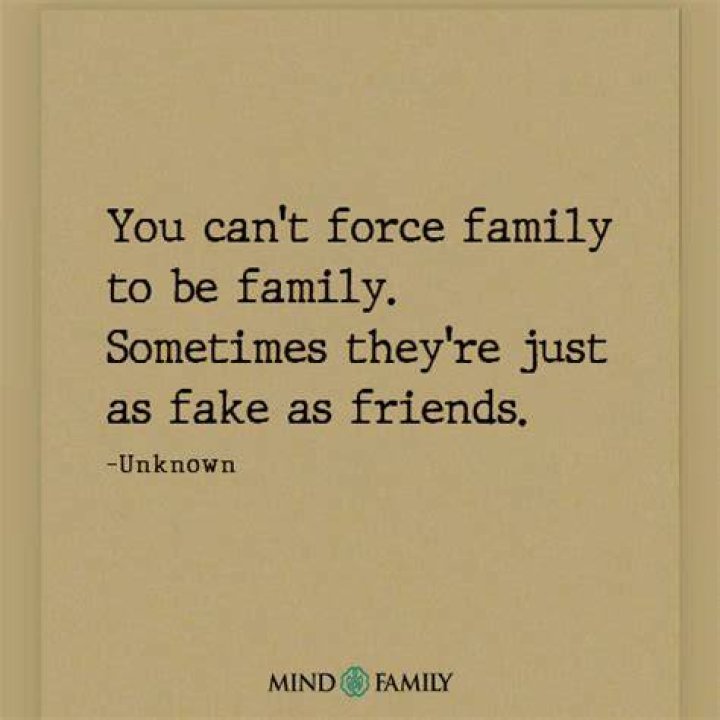 23 Most Famous Fake Family Quotes, Sayings And Quotations Picsmine