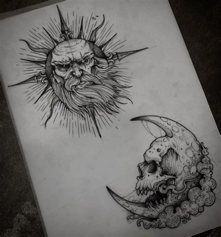 35 Hot Sun and Moon Tattoos Ideas [2024 Inspiration Guide] Sun