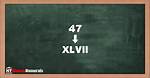 47 Convert to Roman Numeral