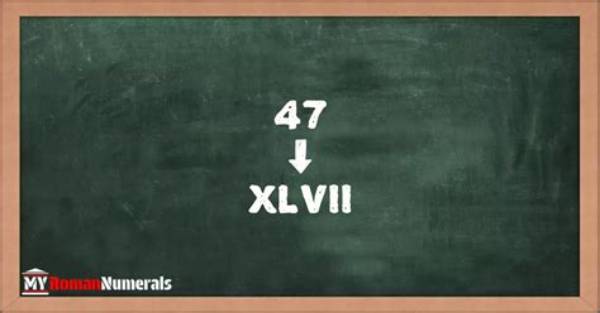 47 Convert to Roman Numeral
