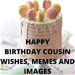 50+ Amusing Happy Birthday Cousin Wishes, Memes and Images