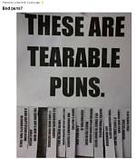 50+ Ridiculously Bad Puns That Are Just Absolutely Tearrible