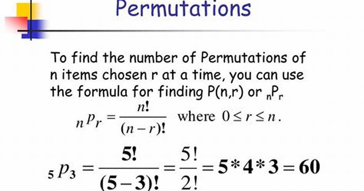 7 Permutations of 5