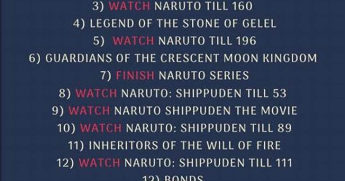 A Beginner's Guide to Watching 'Naruto'