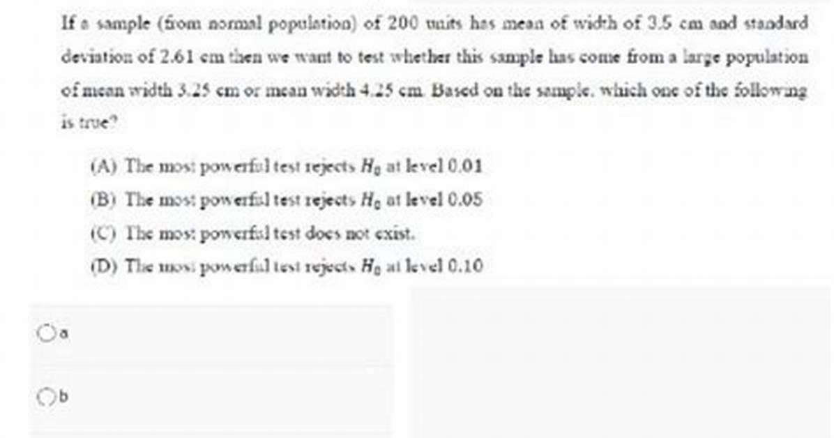 A Sample of 16 Units Has a Variance of 4.84. Find a 99% Standard De