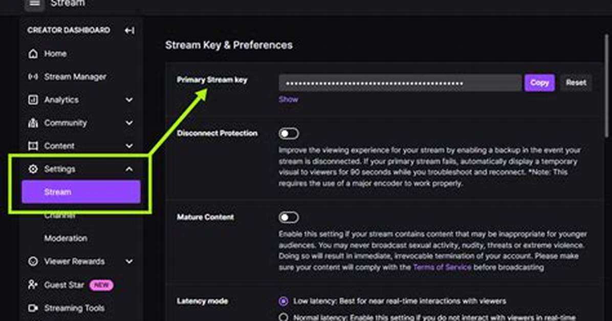 A Stream Key Is Your Connection Between Twitch and the Outside World