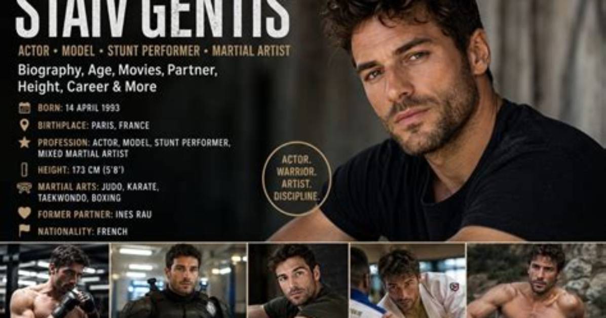 Actor Staiv Gentis’ Biography: Age, Partner, Movies