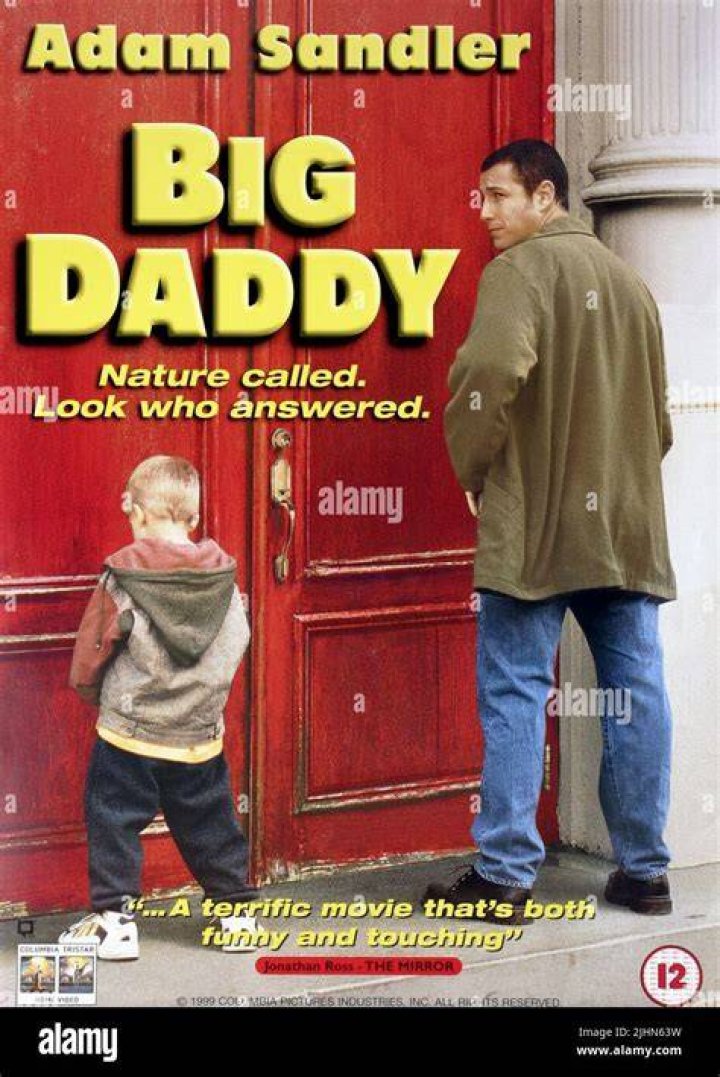 ADAM SANDLER FILM POSTER, BIG DADDY, 1999 Stock Photo Alamy