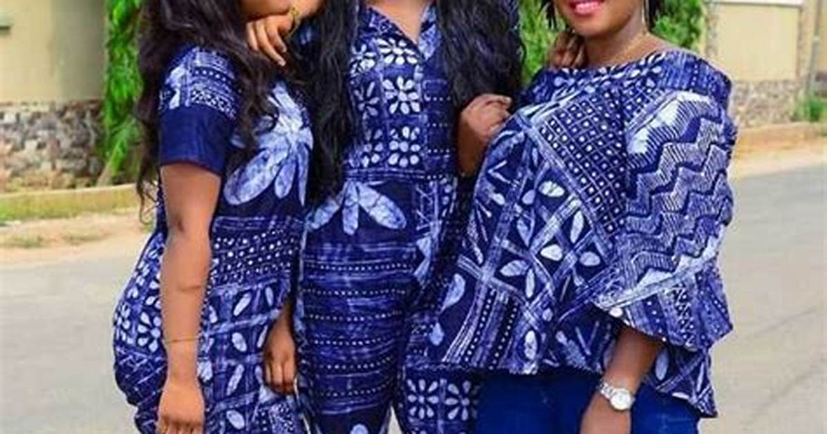 Adire Styles for Ladies: Fashion Trend of 2019