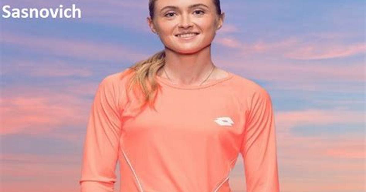 Aliaksandra Sasnovich Net Worth, Height, Age, Relationship, Wiki!