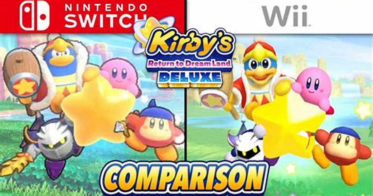 All the Differences Between 'Kirby's Return to Dream Land Deluxe' and the Original