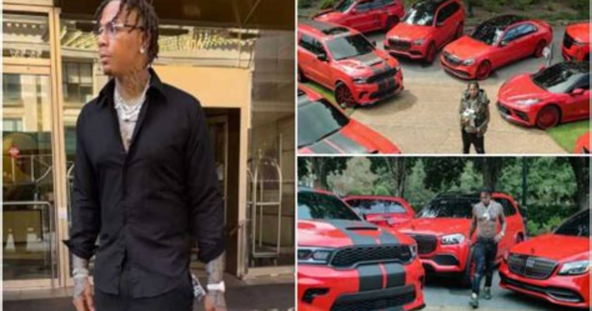 American Rapper Moneybagg Yo Flaunts Expensive Fleet of Cars, Wads of Cash as He Celebrates 30Th Birthday