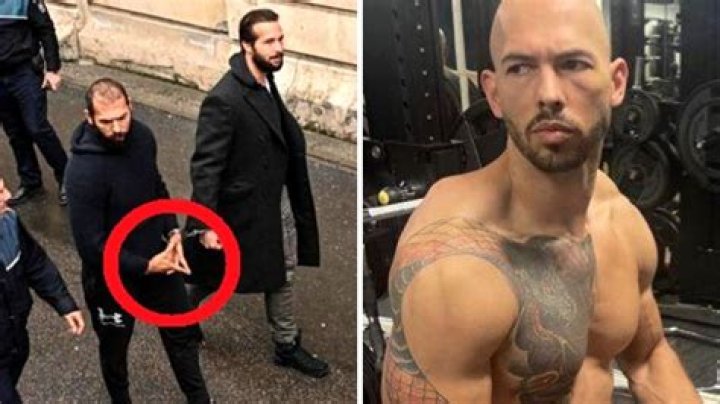 Andrew Tate Meaning behind hand signal outside Romanian court The
