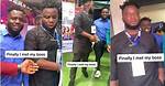 "Are They Twins?" Comedian Sabinus Finally Meets His Look-Alike During Event, Video Stuns Netizens