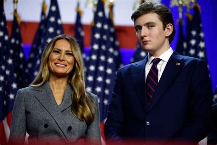 Barron Trump, 16, makes a rare public appearance at Ivana Trump's