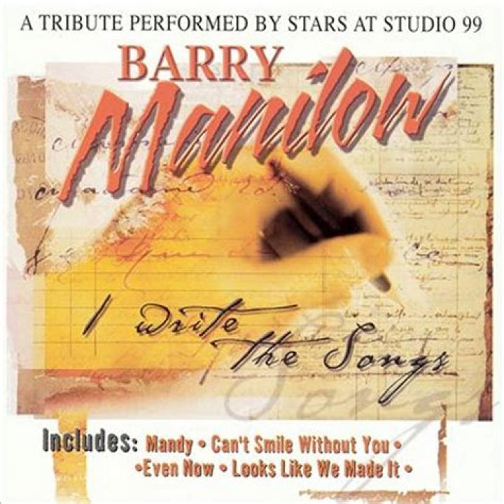 BARRY MANILOW I WRITE THE SONGS 72" TALL CARDBOARD CUTOUT STANDEE