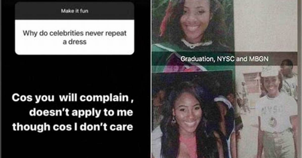 Bbnaija Erica Says Celebrities Don't Repeat Outfits Because People Will Complain (Photos)