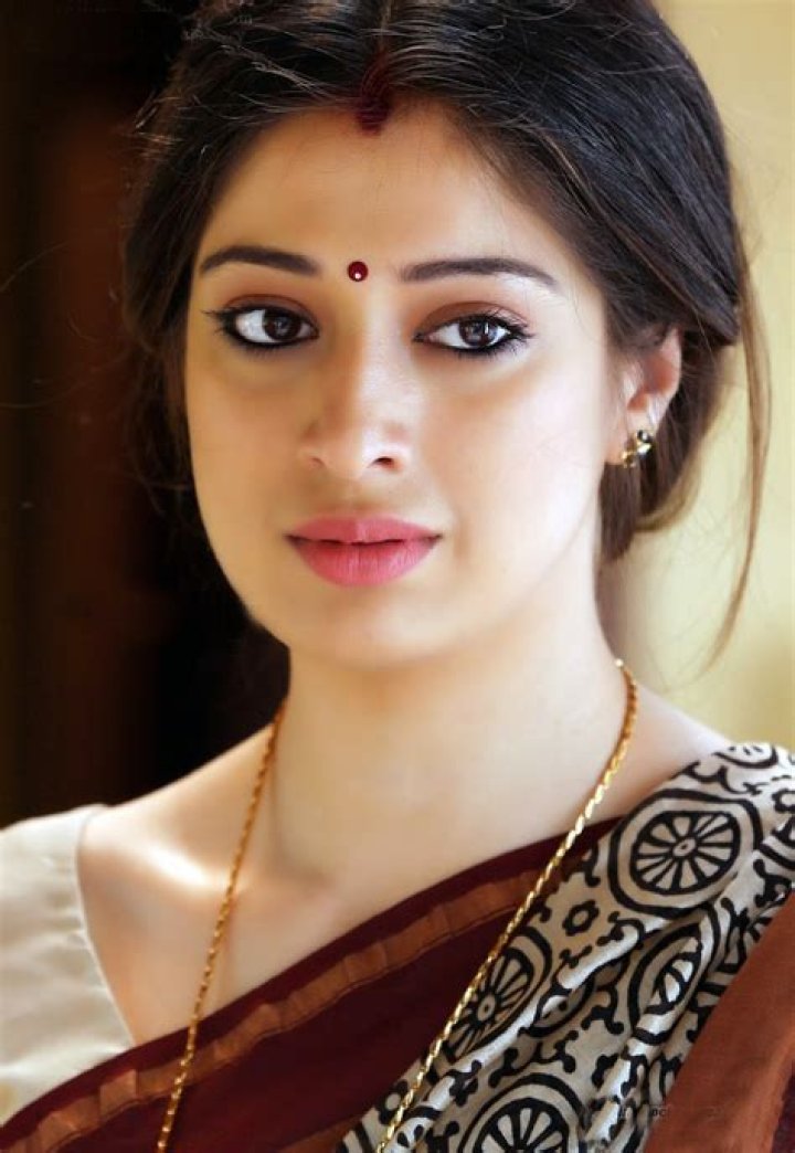 Beautiful Indian Actress Raai Laxmi In Black Transparent Saree hot