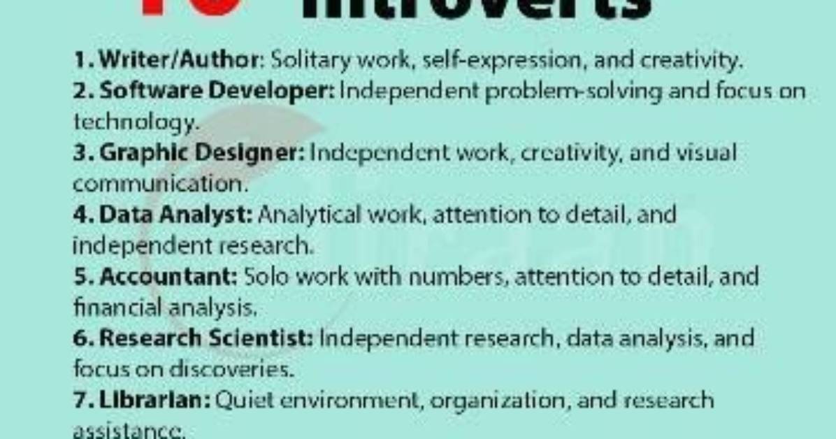 Best Jobs for Introverts: Top 10 Career Ideas