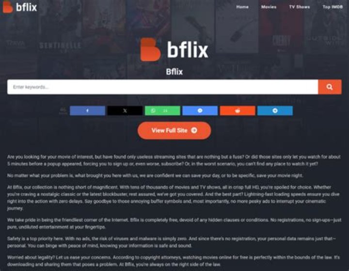 bflix.io at WI. BFLIX Watch Movies Online Free in bflix