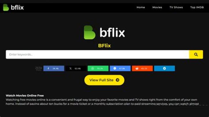 Bflix.To Offers Free Access To HighQuality Movies