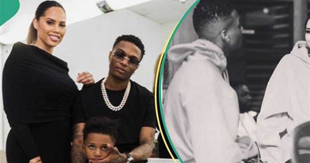 "Big Wiz Na Family Man": Sweet Moment Wizkid, Jada P and Aj Spent Mother's Day by Poolside Trends