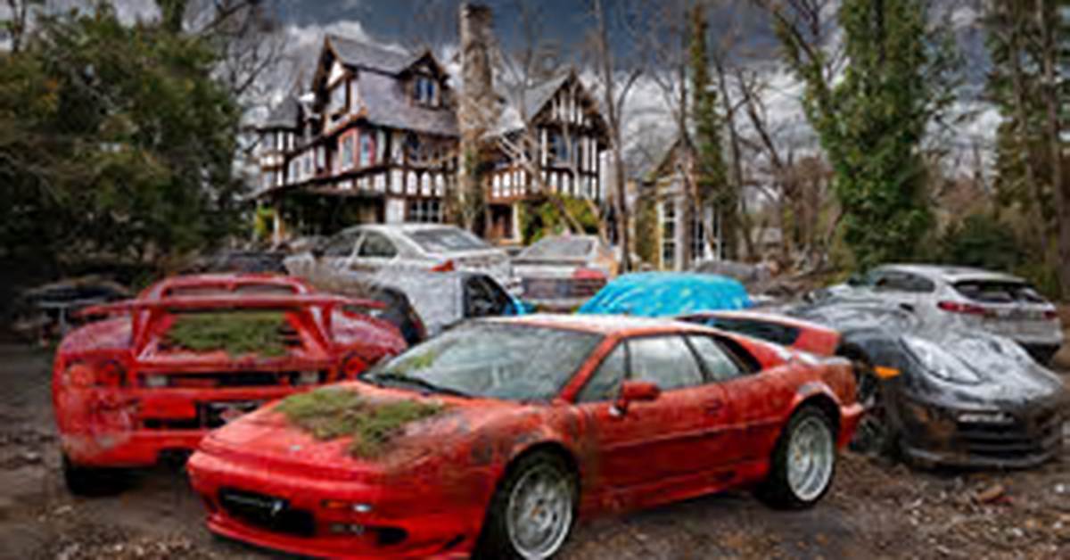 Billionaire Gilded Mansion Abandoned 100 Year's Ago Still Found Intact, Electric Bulbs & Fans Working