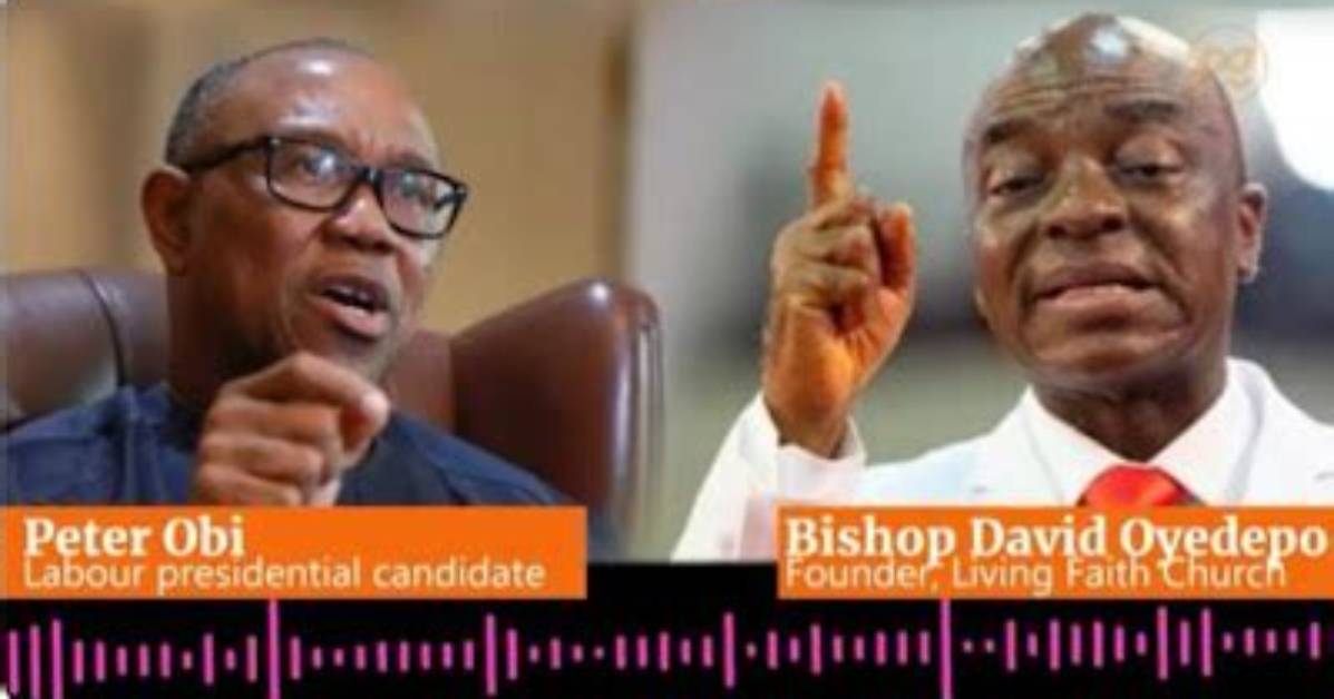 Bishop Oyedepo and Peter Obi Leaked Audio Viral