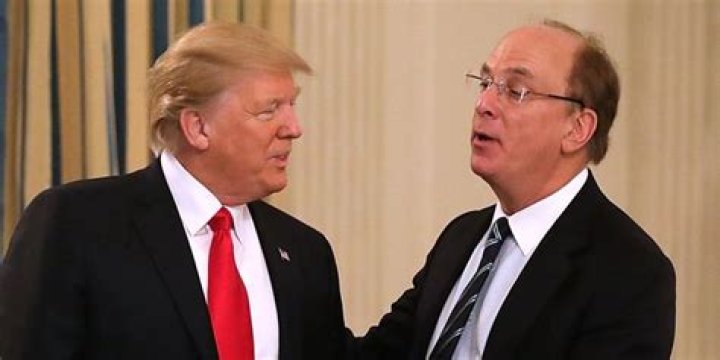 BlackRock CEO Fink Says Trump Listens to Business Leaders WSJ