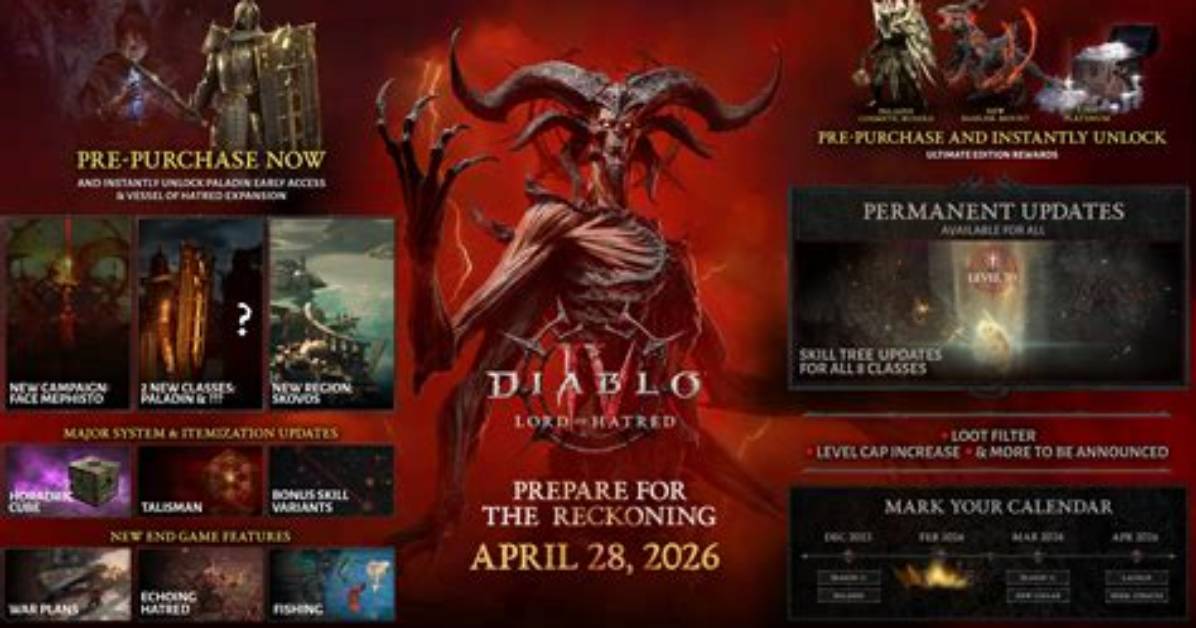 Blizzard Celebrates 'Diablo Iv' Release with Weekly Twitch Drops Offering Cosmetics