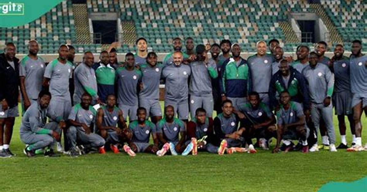Breaking: Finidi Names Super Eagles’ Starting Xi to Take on South Africa, Turns to Towering Striker