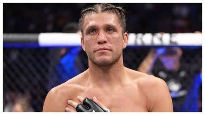 Brian Ortega with his ex-wife Stephanie Roberts and their two kids.