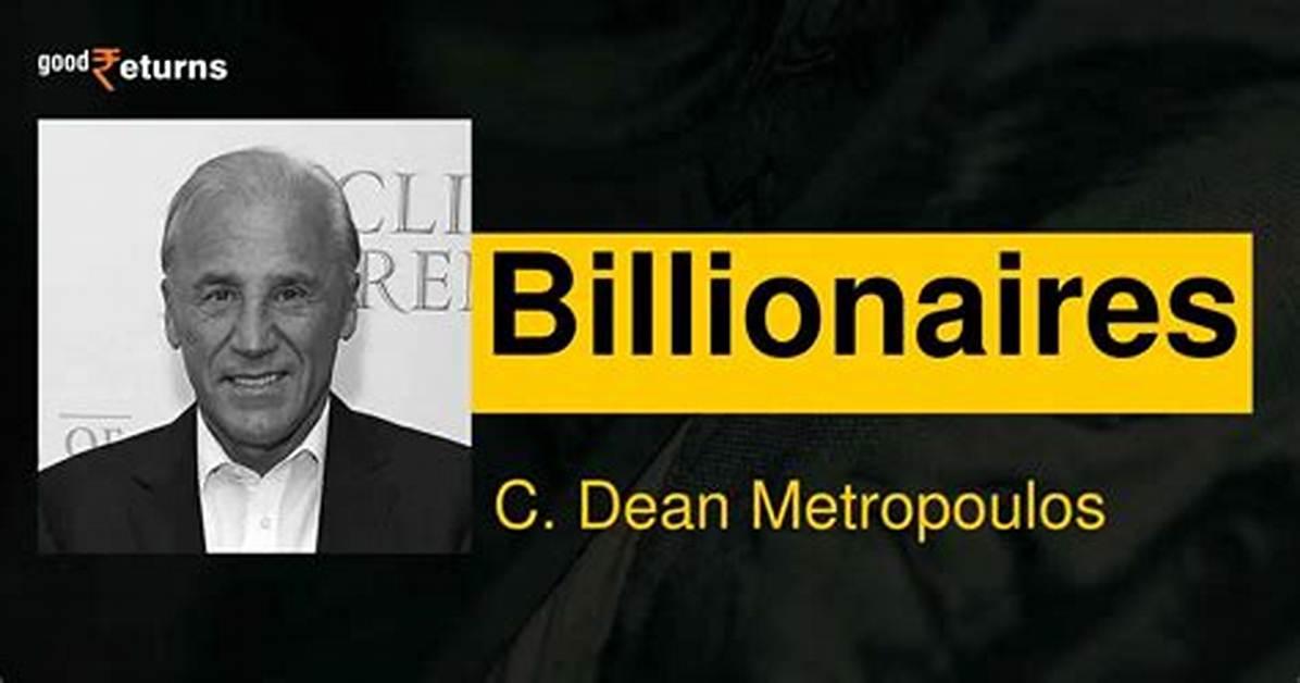 C Dean Metropoulos Net Worth – How Much Is C Dean Metropoulos Worth?