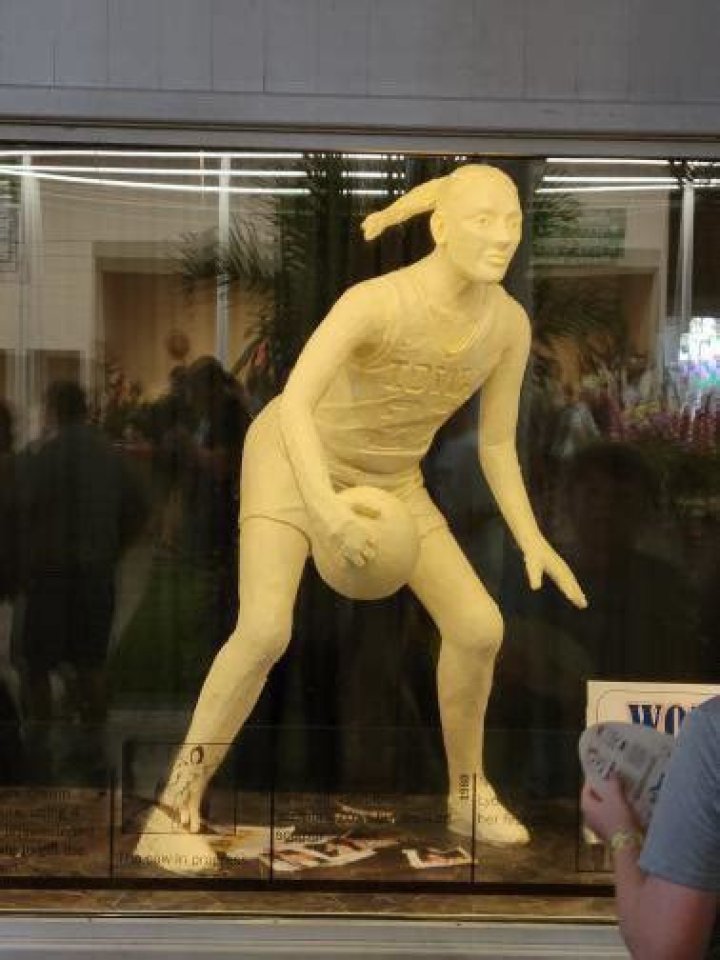 Caitlin Clark butter sculpture slated for Iowa State Fair