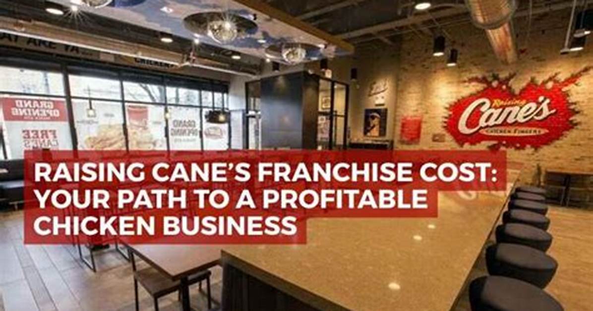 Canes Chicken Franchise Cost – Canes Chicken Startup Costs