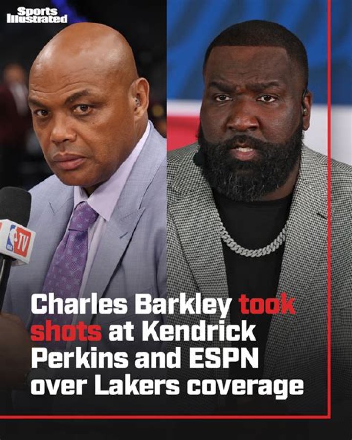 Charles Barkley says Kendrick Perkins suffers from 'ESPN disease' over