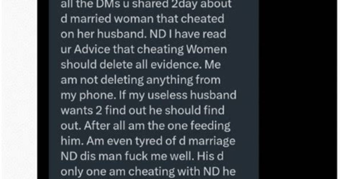 Cheating Wife Refuses to Delete Evidence of Infidelity, Gives Clear Reason