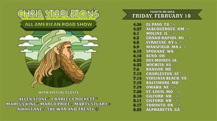 Chris Stapleton Extends AllAmerican Road Show Into 2023 Country Now