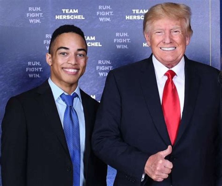 Christian Walker with former President Donald Trump