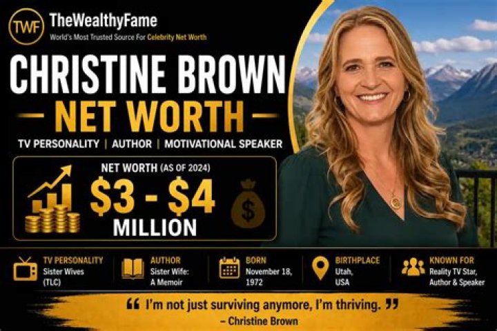 Christine Brown Net Worth How Much is Christine Brown Worth?