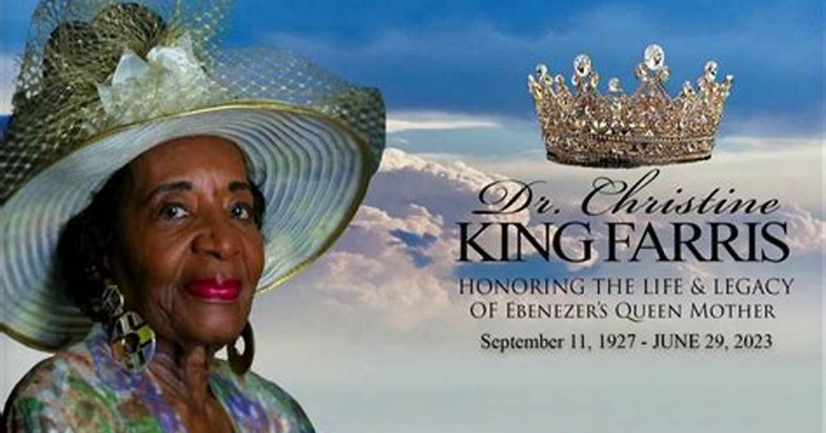 Christine King Farris Net Worth